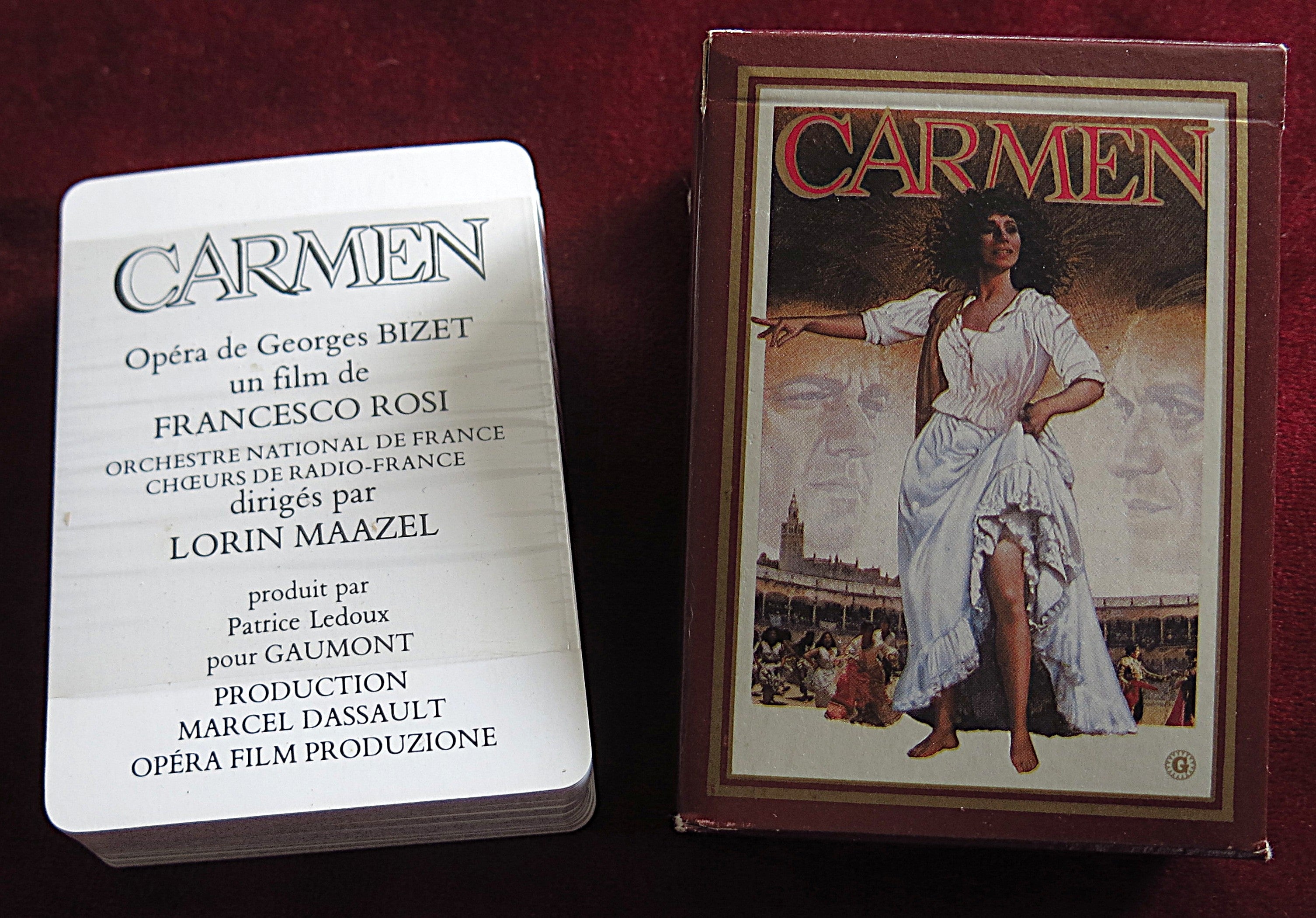 CARMEN – Gaumont 1984 – Playing Cards Deck – Dussere Paris – RARE