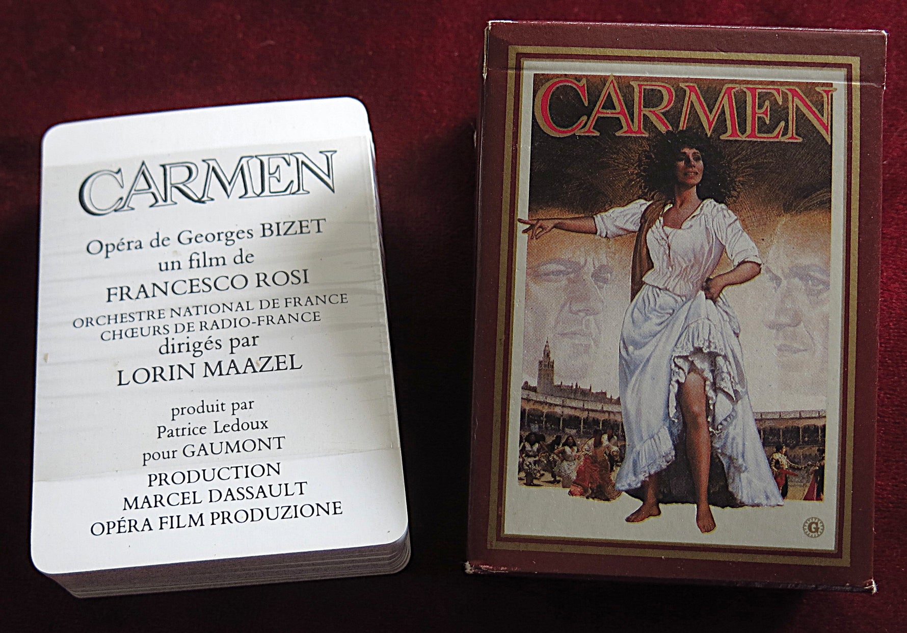 CARMEN – Gaumont 1984 – Jeu de cartes – Dussere Paris – RARE