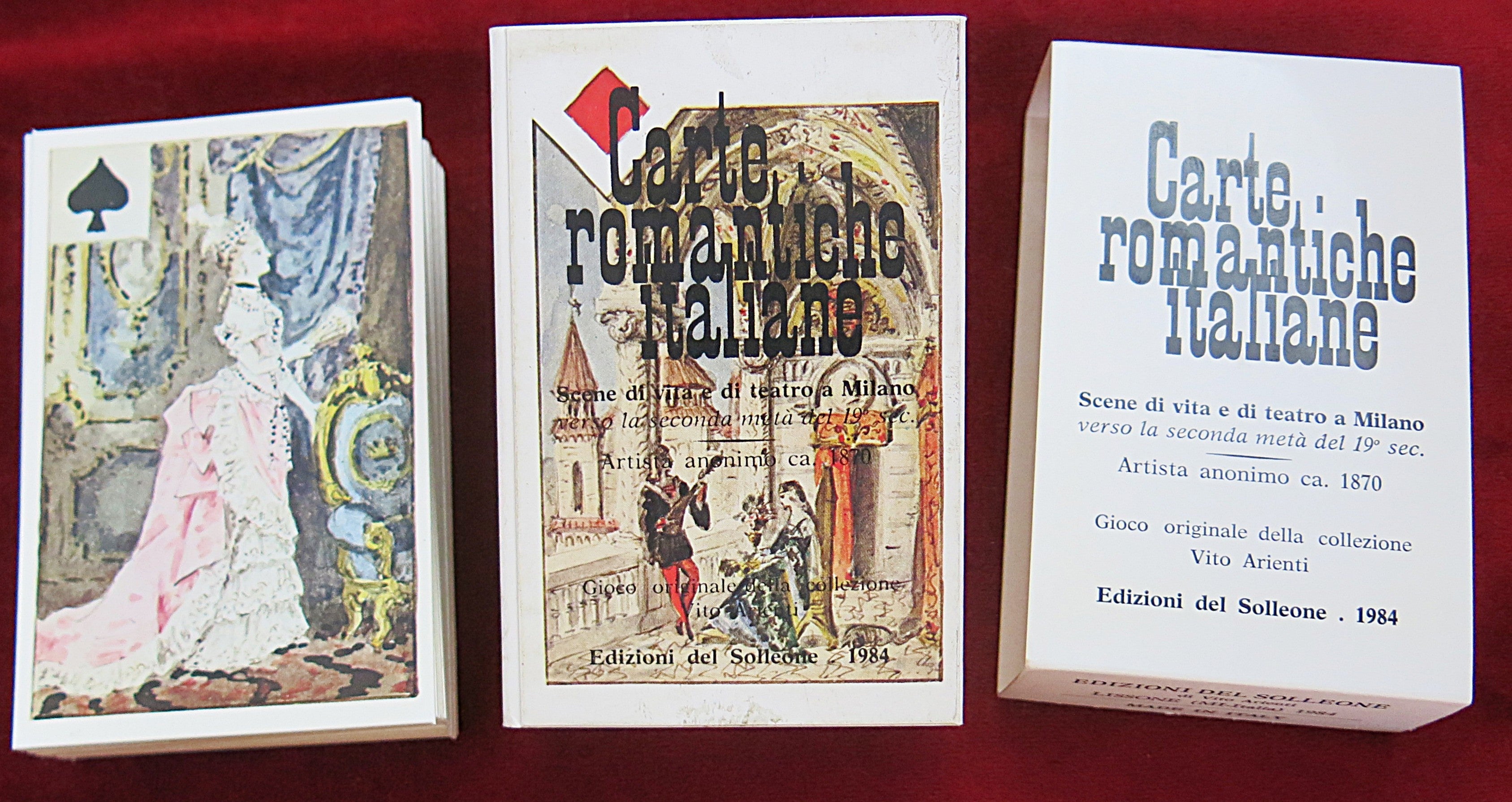Milan Romantic Scenes c.1870 – Numbered Limited Edition (999 Copies) – Carte Romantiche Italiane