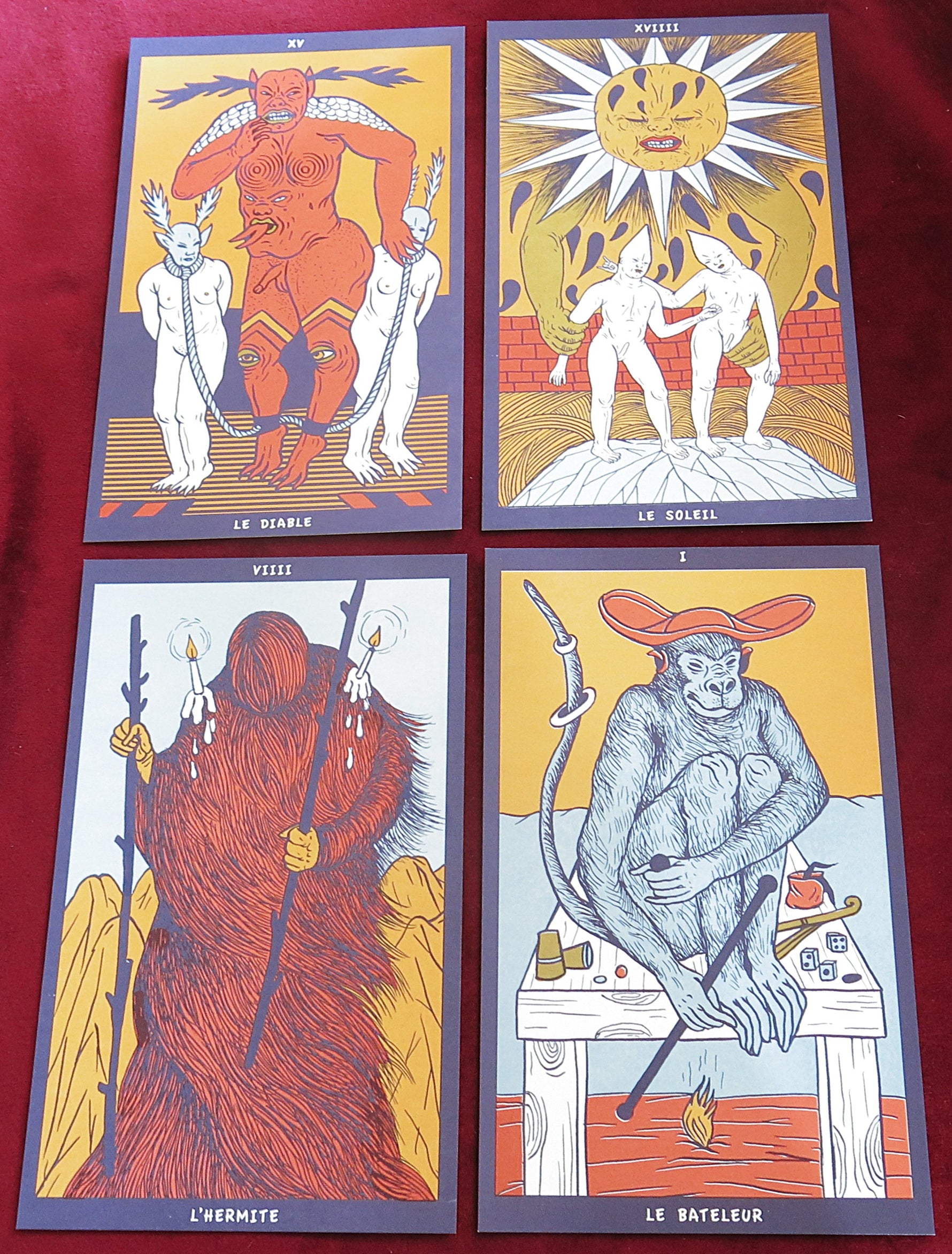 Artist Tarot Deck – Céline Guichard – Limited 500 – Graphic & Modern Marseille