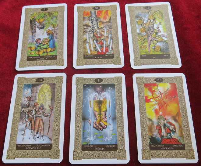 Celtic Oracle - Oracolo Celtico - RARE Deck Out of Print - Wiccan Celts Culture