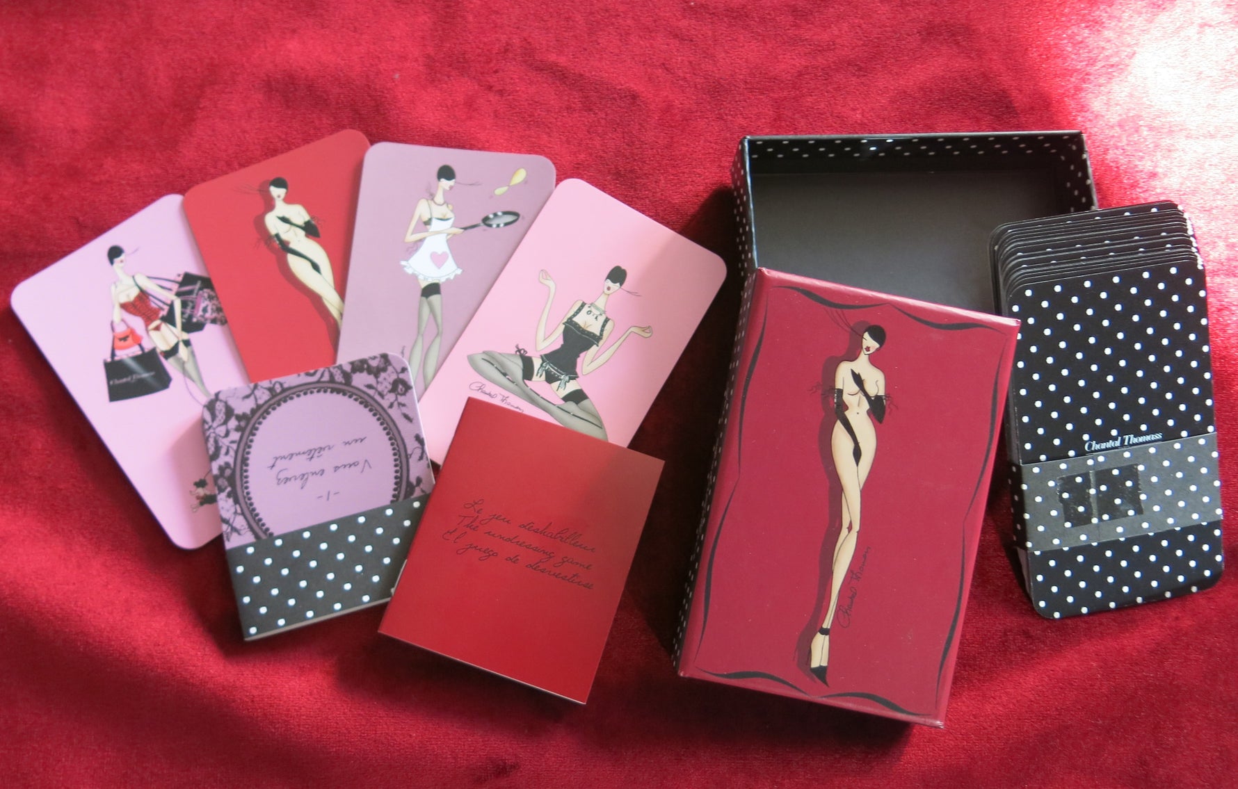 Chantal Thomass Paris – Glamorous Undressing Card Game – Fashion Burlesque Game