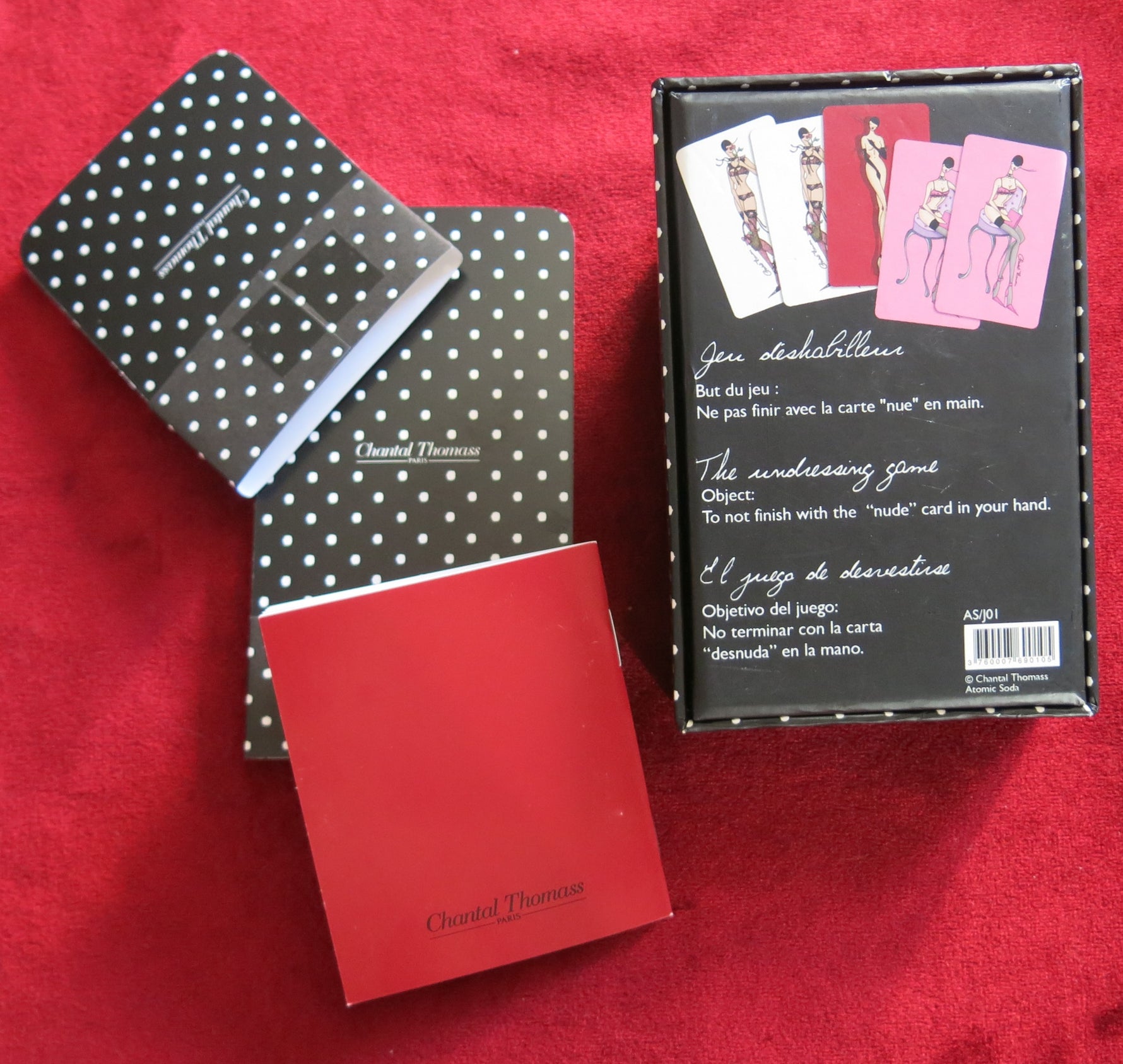 Chantal Thomass Paris – Glamorous Undressing Card Game – Fashion Burlesque Game