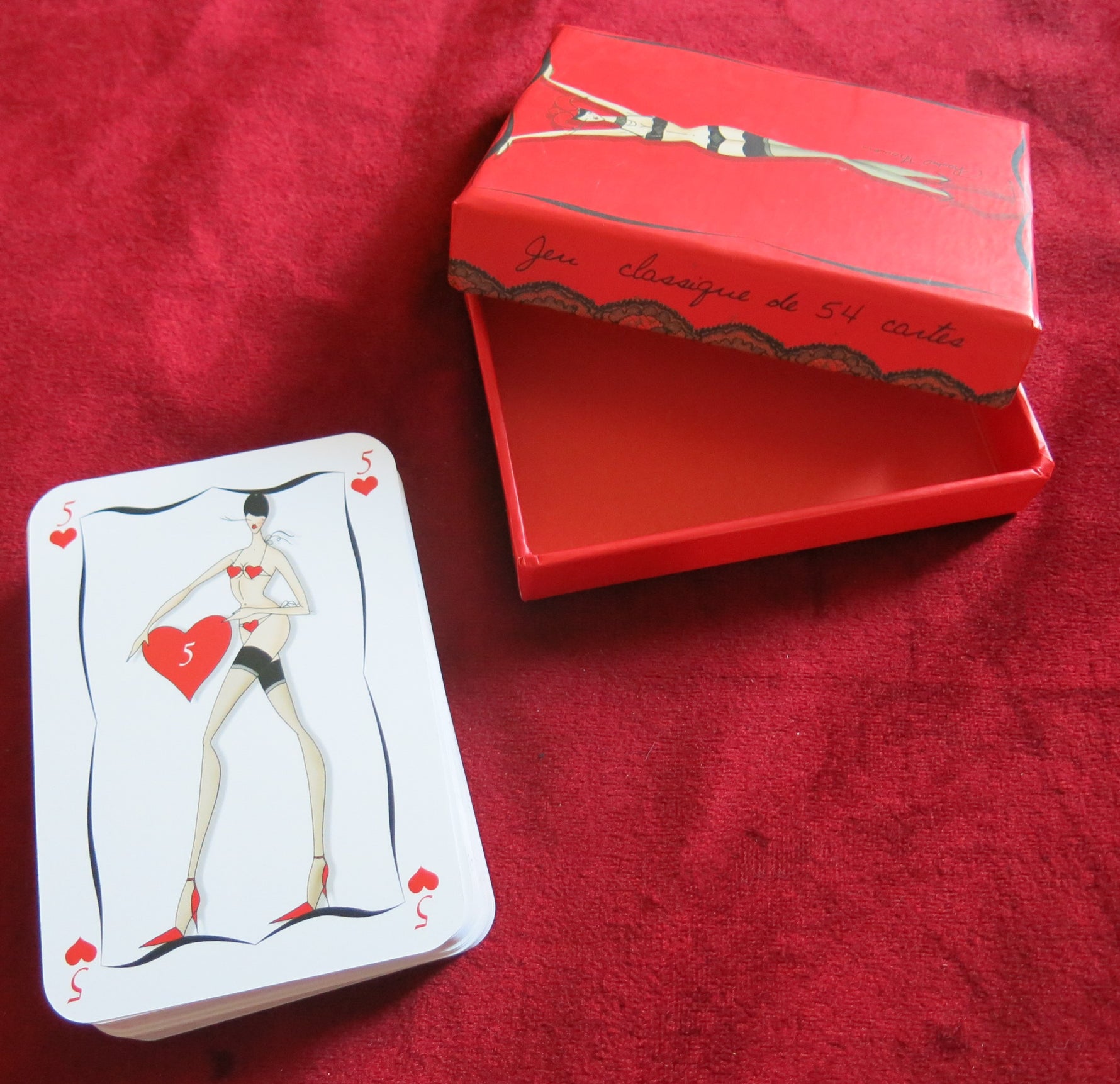 Chantal Thomass – Jeu de Cartes Érotique – Collector 1990s -"Sexy" deck of cards