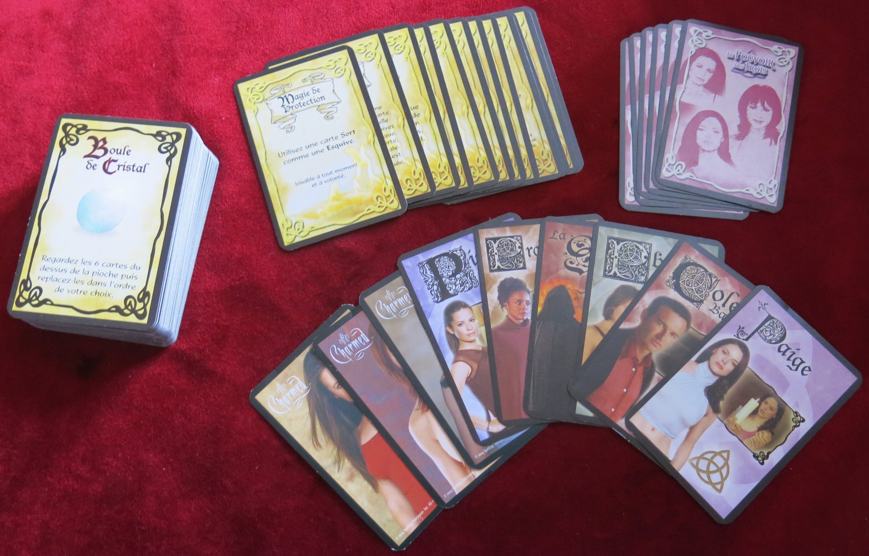 Rare Charmed Card Game (Tilsit 2004) • Power of Three • French Edition