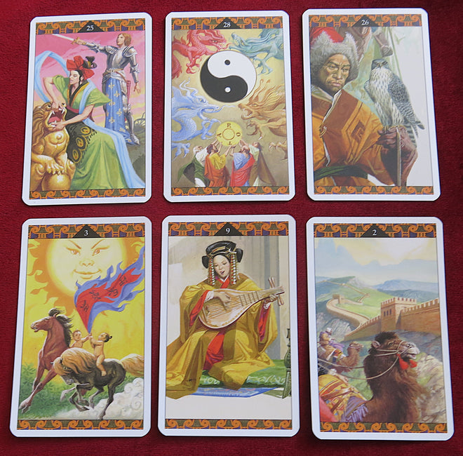 Chinese Oracle + guide by Lo Scarabeo - RARE Deck Out of Print - Non Western Divination