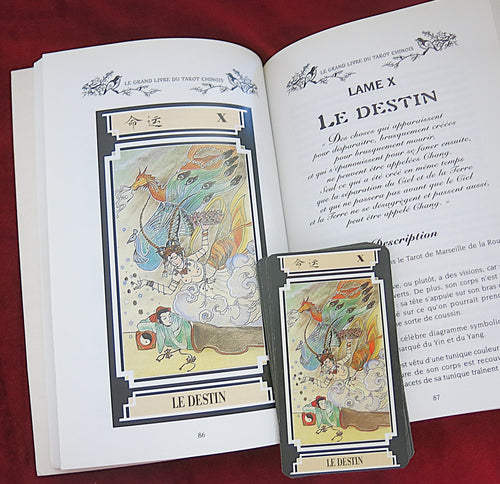 Le grand livre du tarot chinois : avec ses 22 arcanes - Millésime 2000