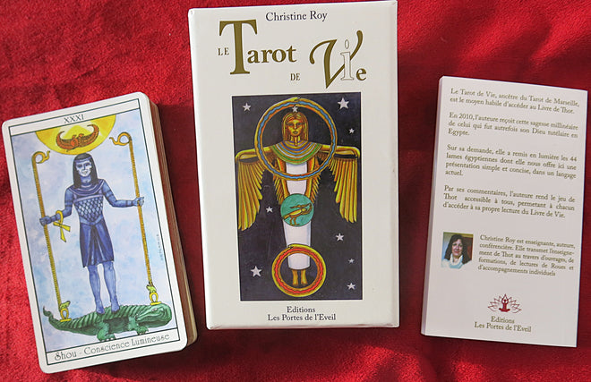 The Tarot of Life - Egyptian Tarot Deck - Christine Roy - VERY RARE - Egyptian Visions Divination Cards