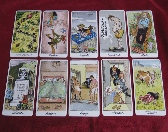 Le tarot divinatoire de Claire Bretécher (French Edition) - 22 Major - Humorous Tarot - Funny Fortune Telling