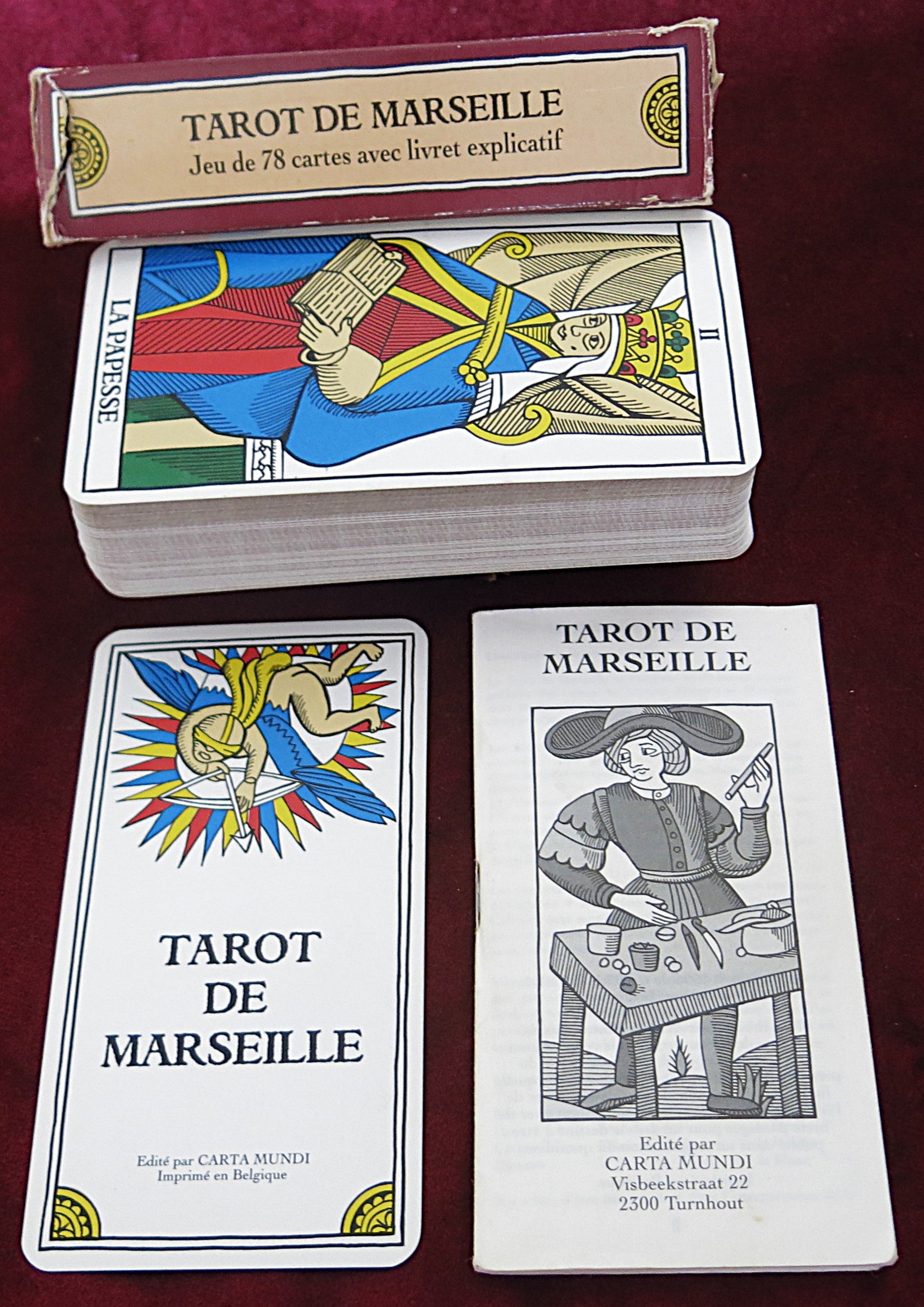 Classic Marseille Tarot – Carta Mundi Belgium – 1996 Edition