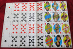 Club Dorothée Uncut Playing Card Printing Sheet – Original 1980s Magazine Poster – Rare French TV Memorabilia