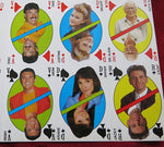 Club Dorothée Uncut Playing Card Printing Sheet – Original 1980s Magazine Poster – Rare French TV Memorabilia