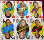 Club Dorothée Uncut Playing Card Printing Sheet – Original 1980s Magazine Poster – Rare French TV Memorabilia