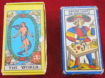 Rare 80s Mini Rider-Waite & Grimaud Tarot de Marseille Pocket Tarot Set