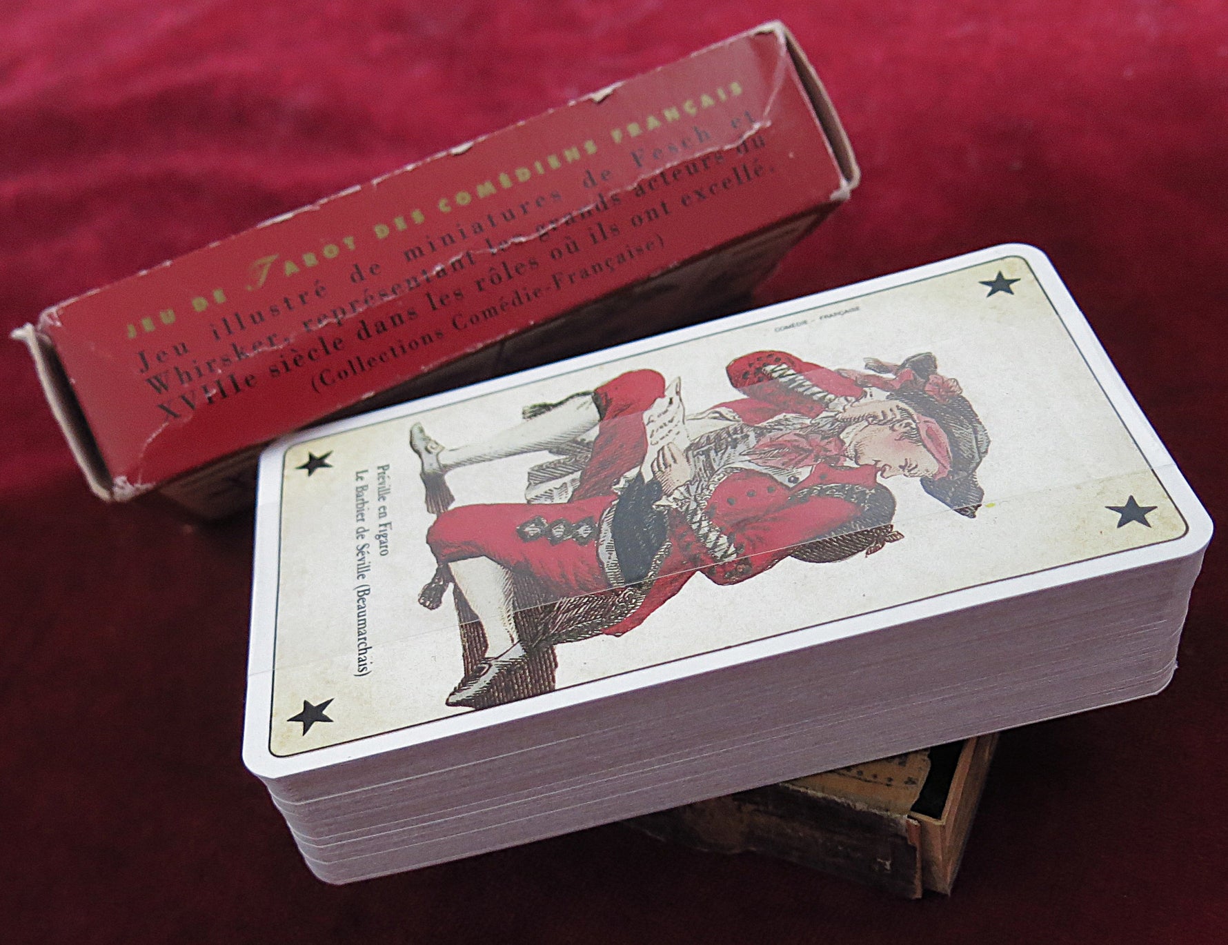 Rare French Opera Deck, 1980s – Comédiens Français, 18th-Century Theatre Illustrations