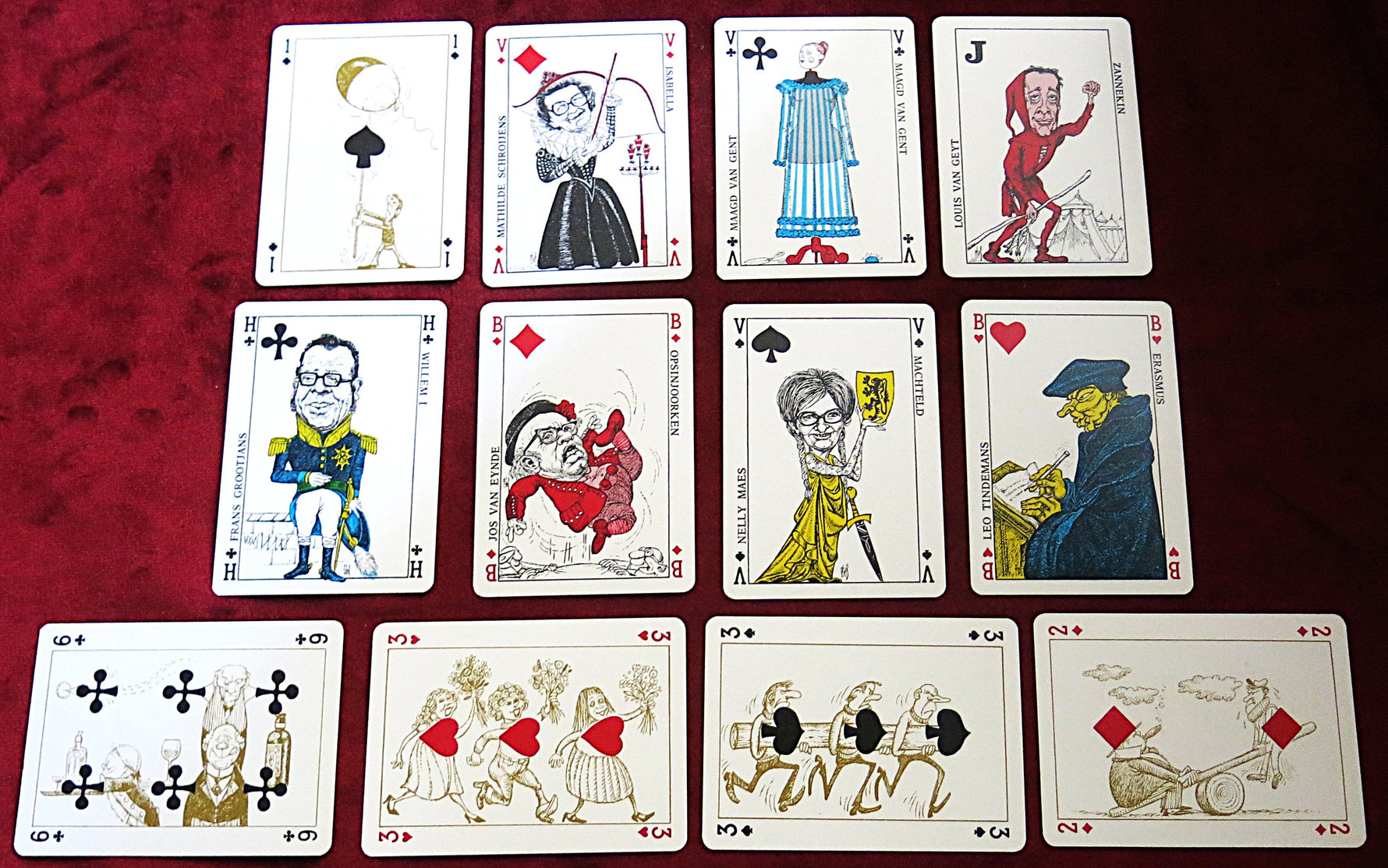 Commedia Dell’Carte 1977 – Rares Cartes de Transformation Politique
