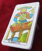 Confidenze Tarot – Tarot de poche italien vintage de 22 cartes par Donna Moderna – années 2000