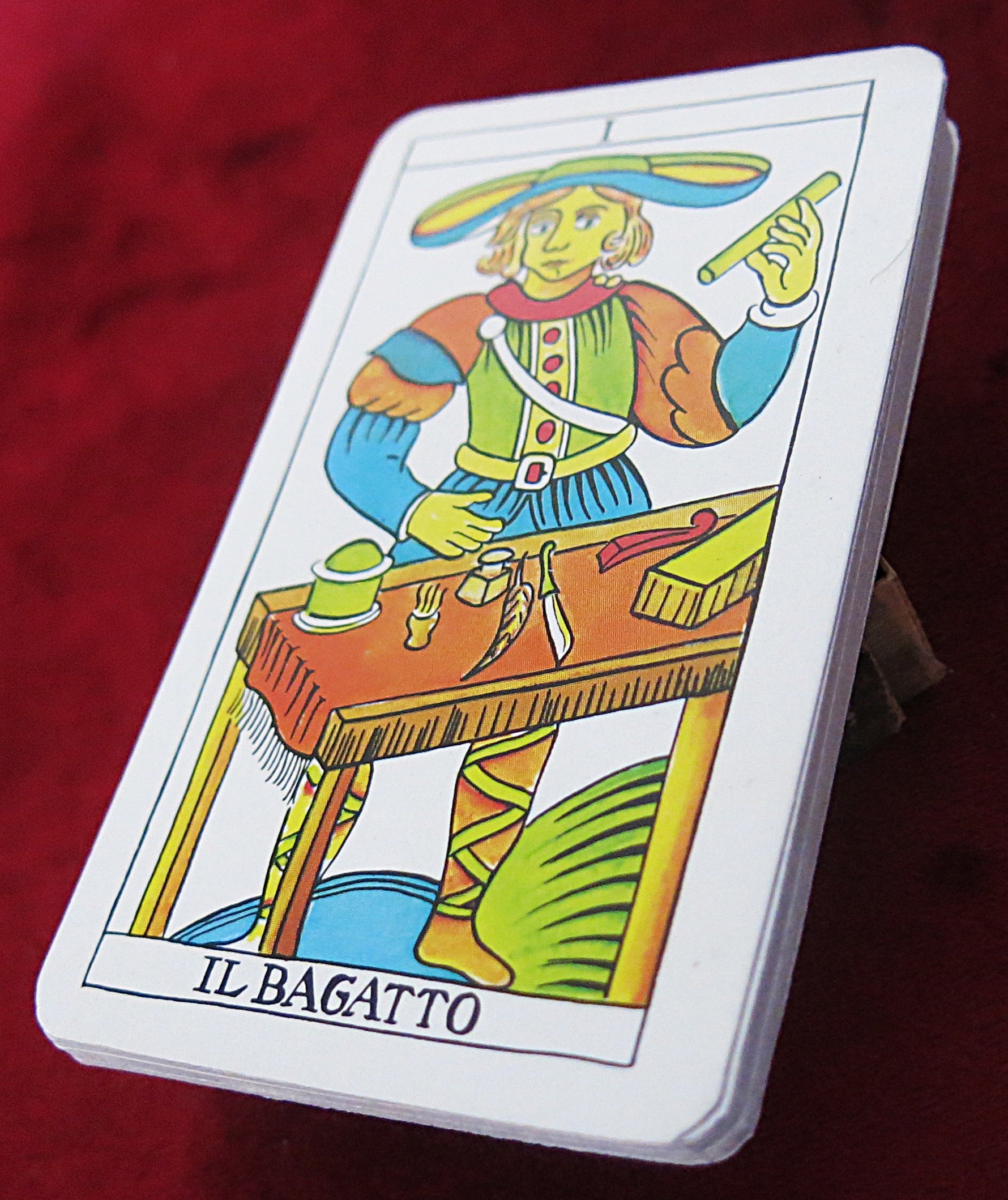 Confidenze Tarot – Tarot de poche italien vintage de 22 cartes par Donna Moderna – années 2000