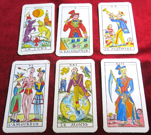 Le Tarot du Cirque – Mini-jeu du magazine Cosmopolitan (2003) • Très rare