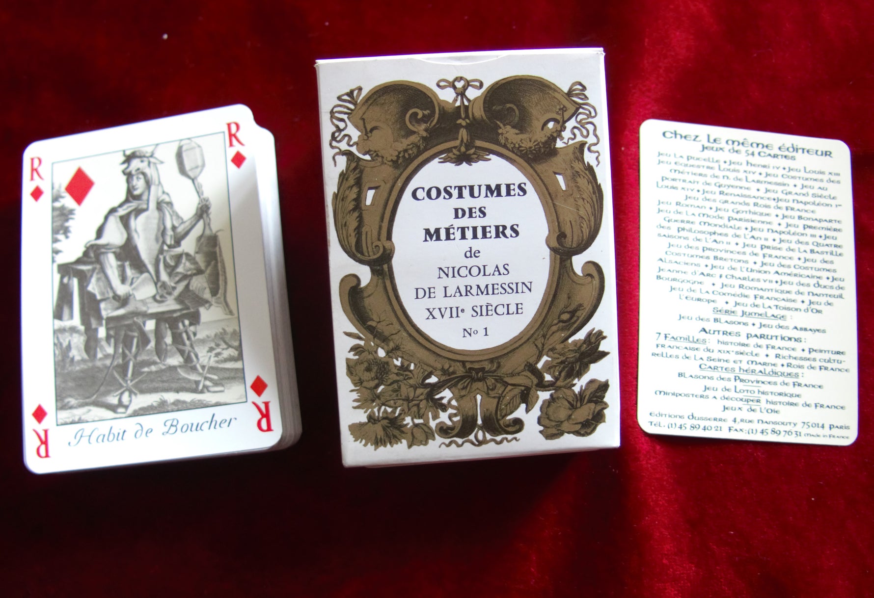 Suits of trades 1984 French Deck of Cards - Nicolas de Larmessin