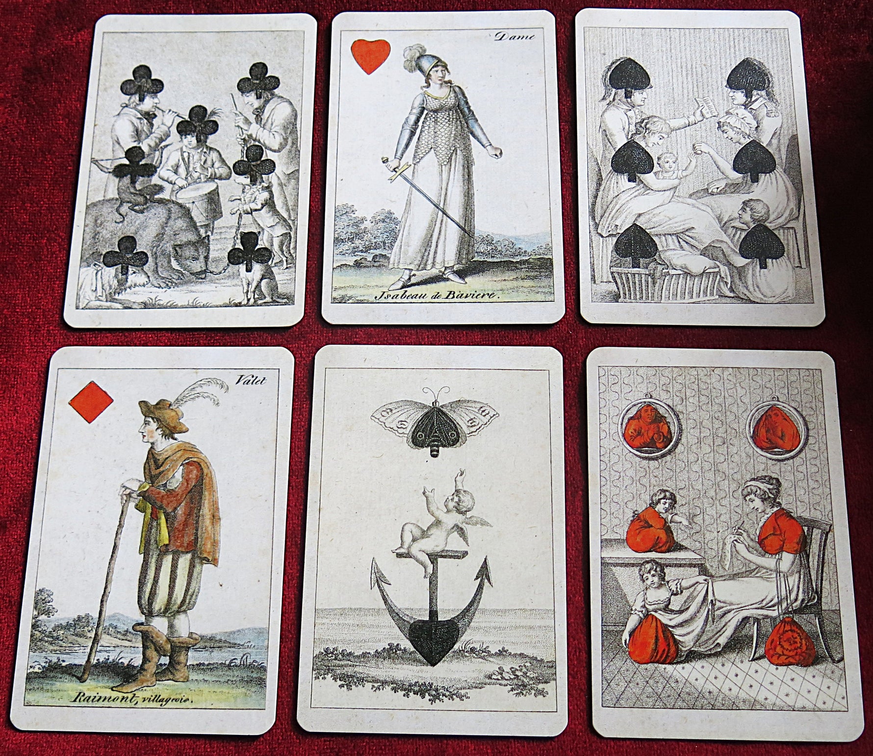 1805 Tübingen Transformation Deck Reproduction – Joan of Arc Playing Cards