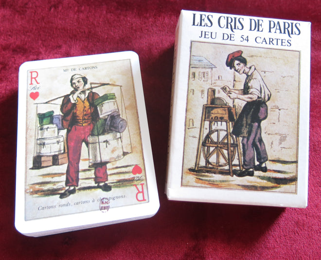 The Cris of Paris 1969 - Grimaud box set - Les Cris de Paris Playing Cards - 2 decks of 54 cards