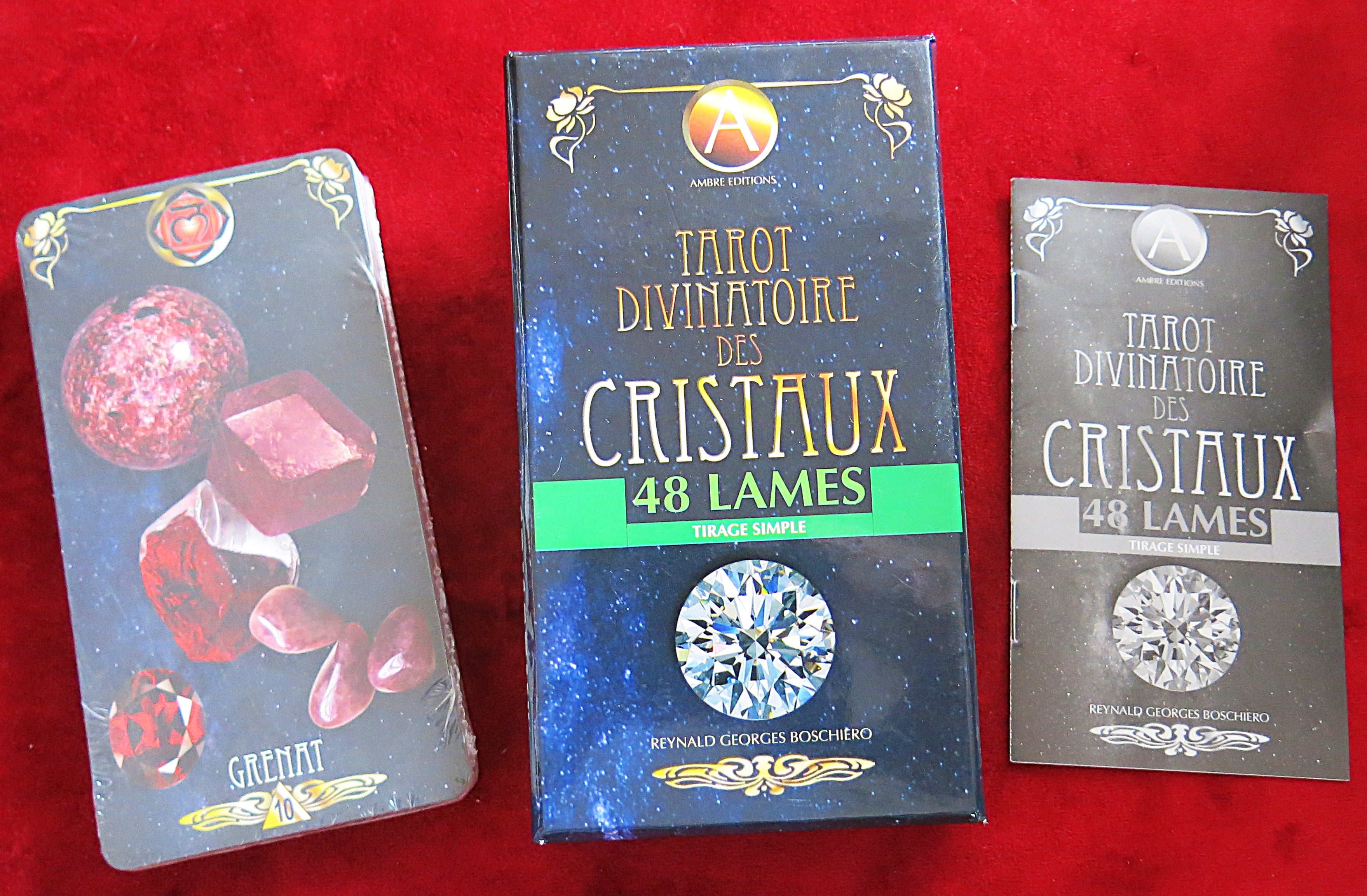 Crystal Divination Tarot 48 Cards - energy healing cards