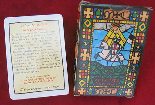 The Crusades Playing Cards 1996 - Knights Templar Cards - Christian Catholic cards
