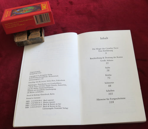 Aleister Crowley 1996 - Thoth Tarot German + Book