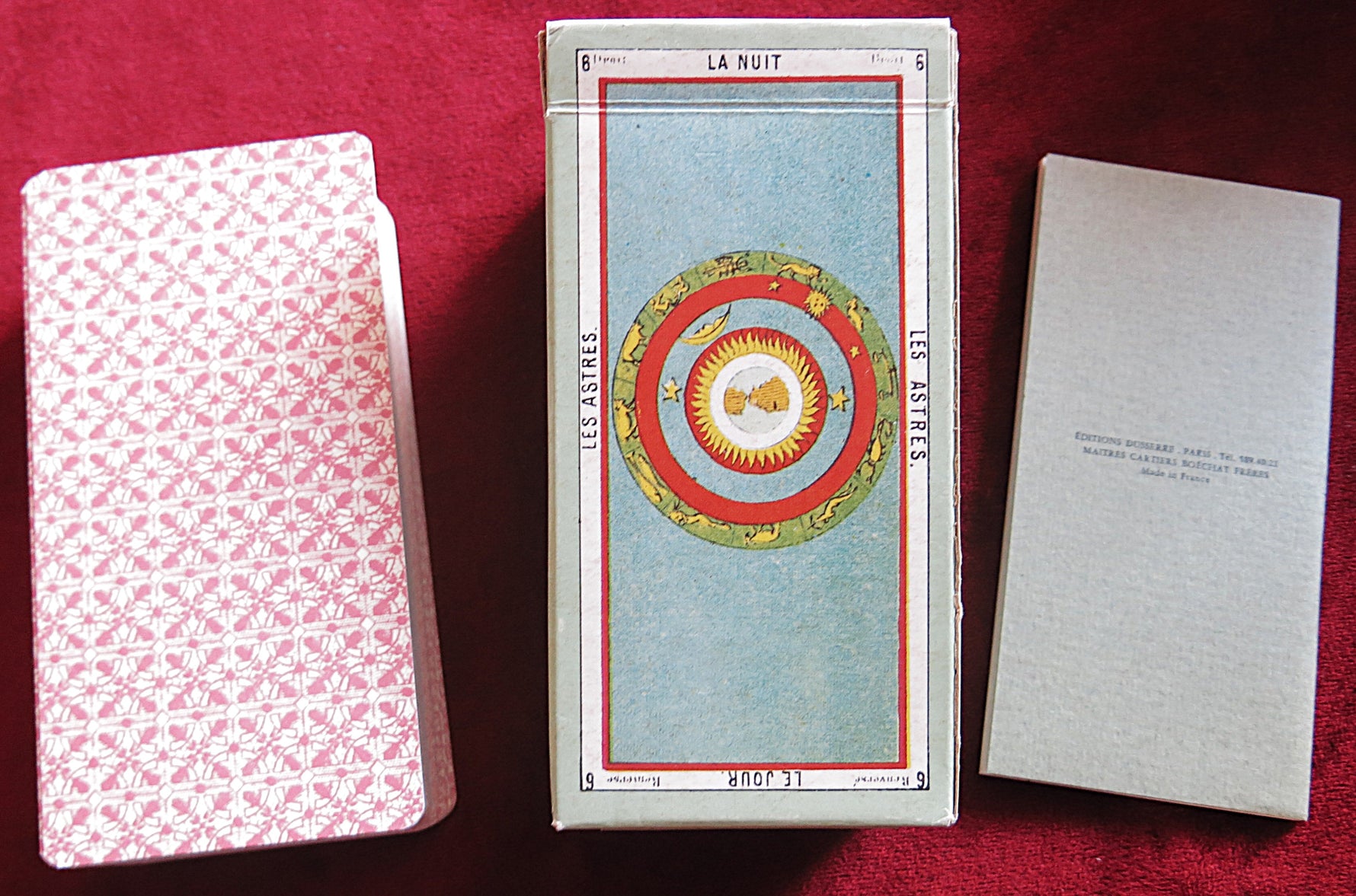 Grand Jeu de l'Oracle des Dames 1985 - Tarot égyptien vintage