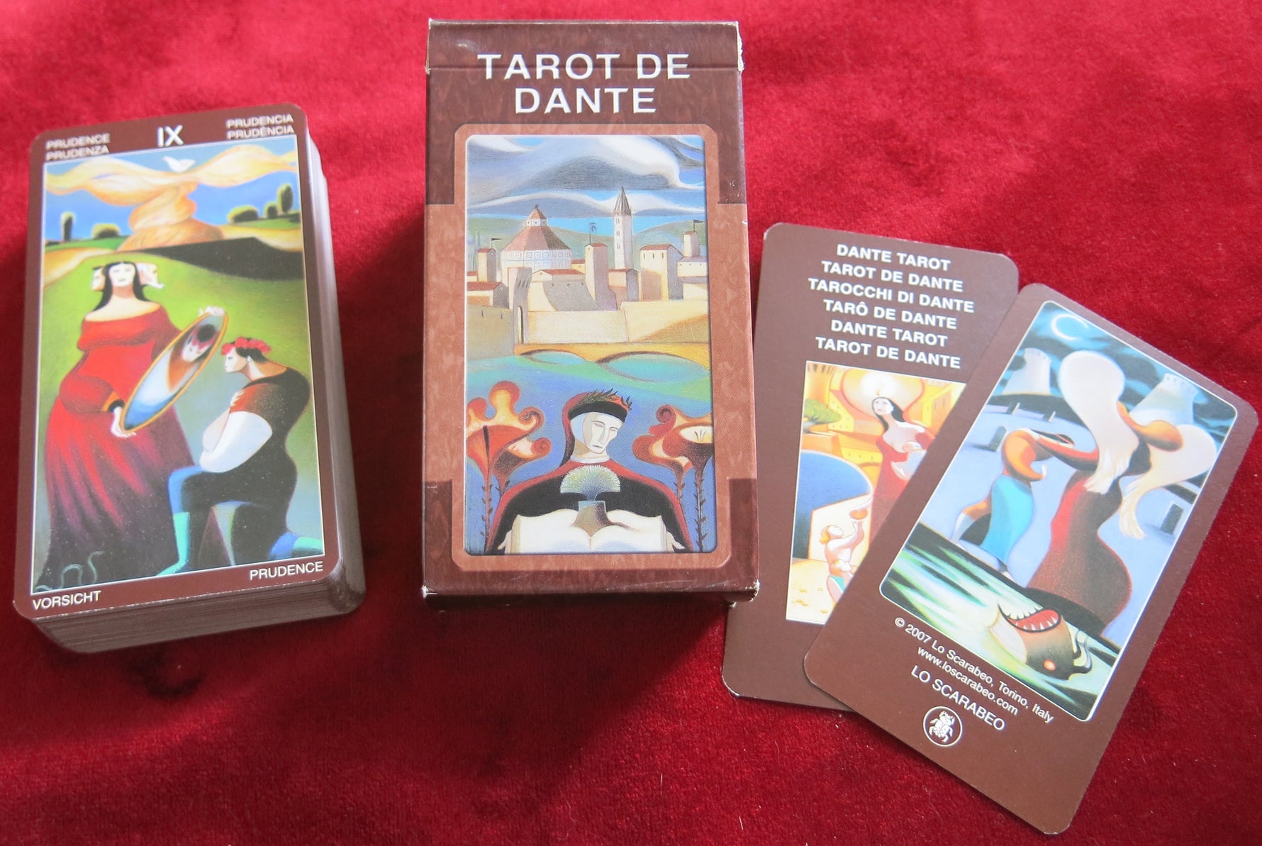 The Dante Tarot Deck 2001 + Guide - Rider-Waite  Divine Comedy
