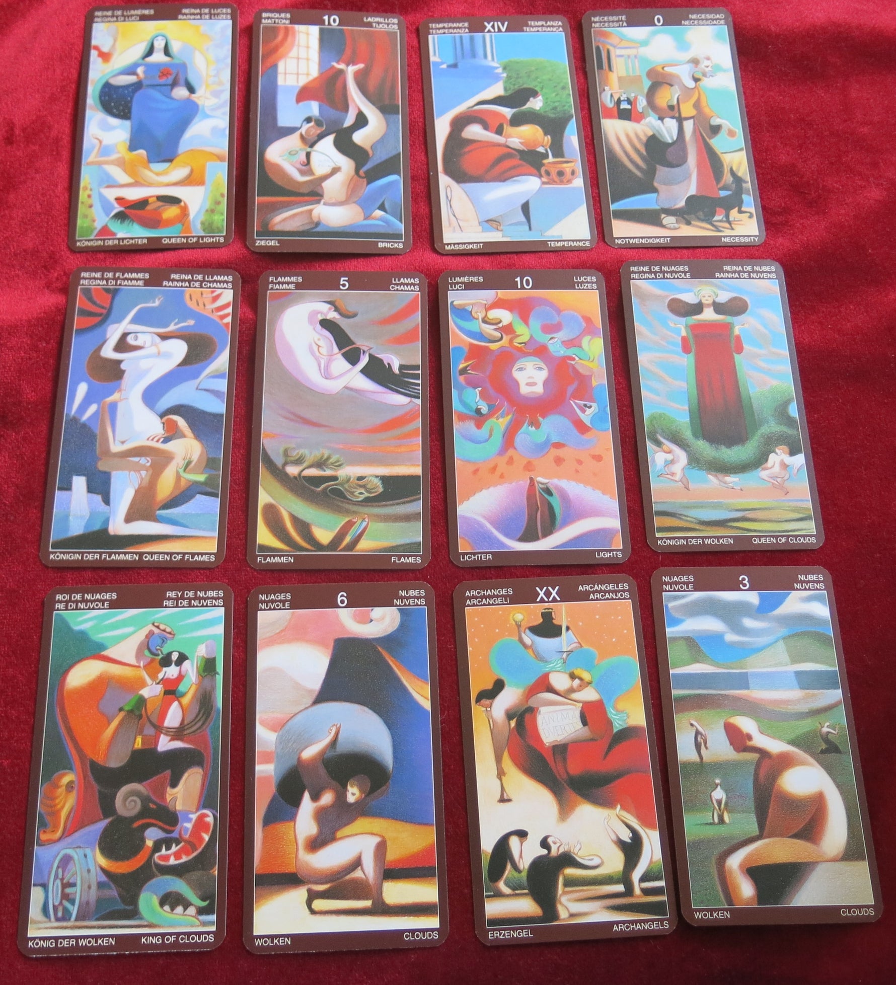 The Dante Tarot Deck 2001 + Guide - Rider-Waite  Divine Comedy