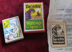 Rare German Lenormand Deck c.1940 – Das Echte Wahrsage-Spiel – Original Box & French Meanings Sheet