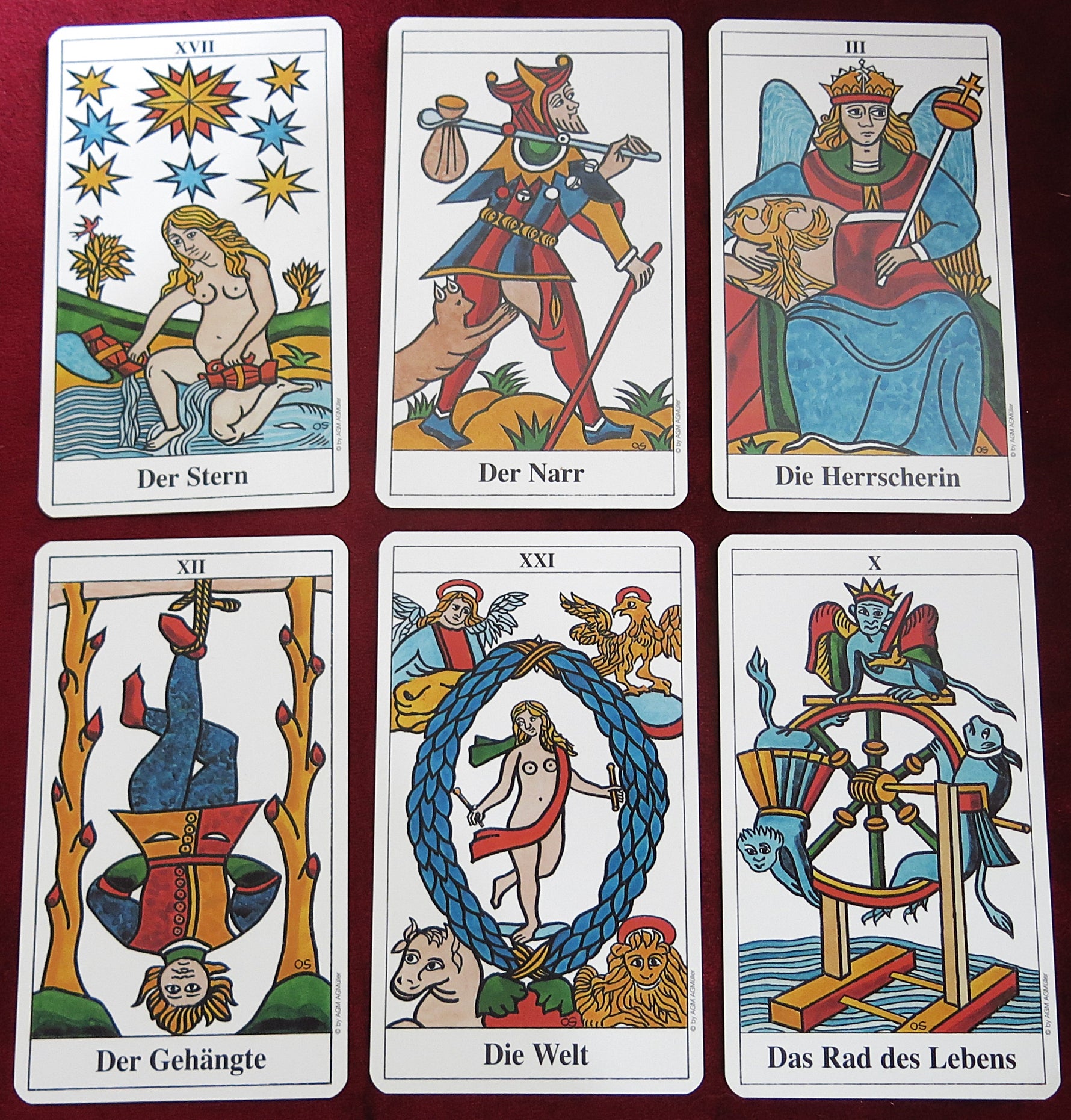 Das Tarot de Marseille 2008 – Classic Style – Corinna Harder – German Edition