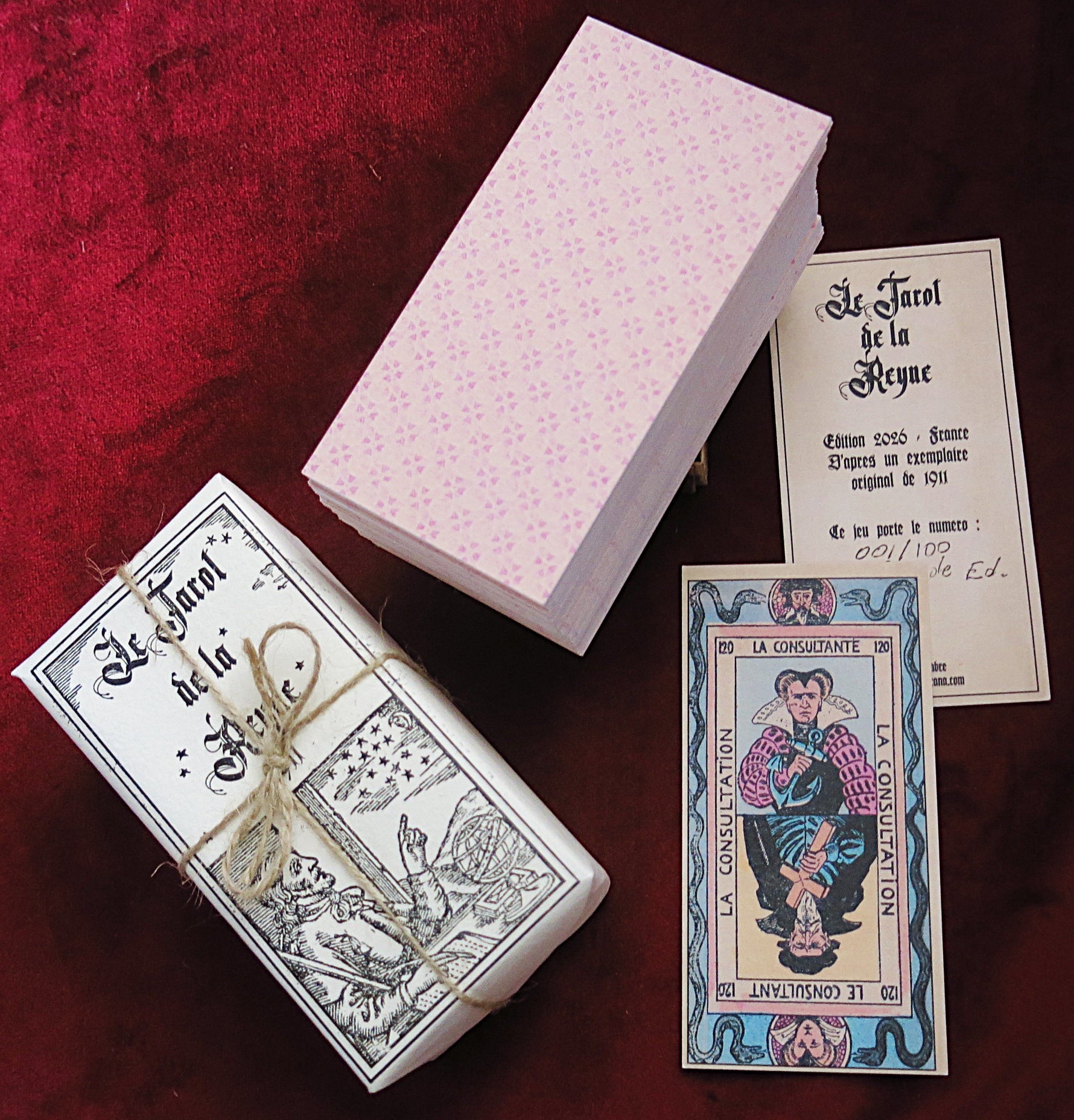 Le Tarot de la Reyne Original Limited Edition in Handmade Collector’s Box