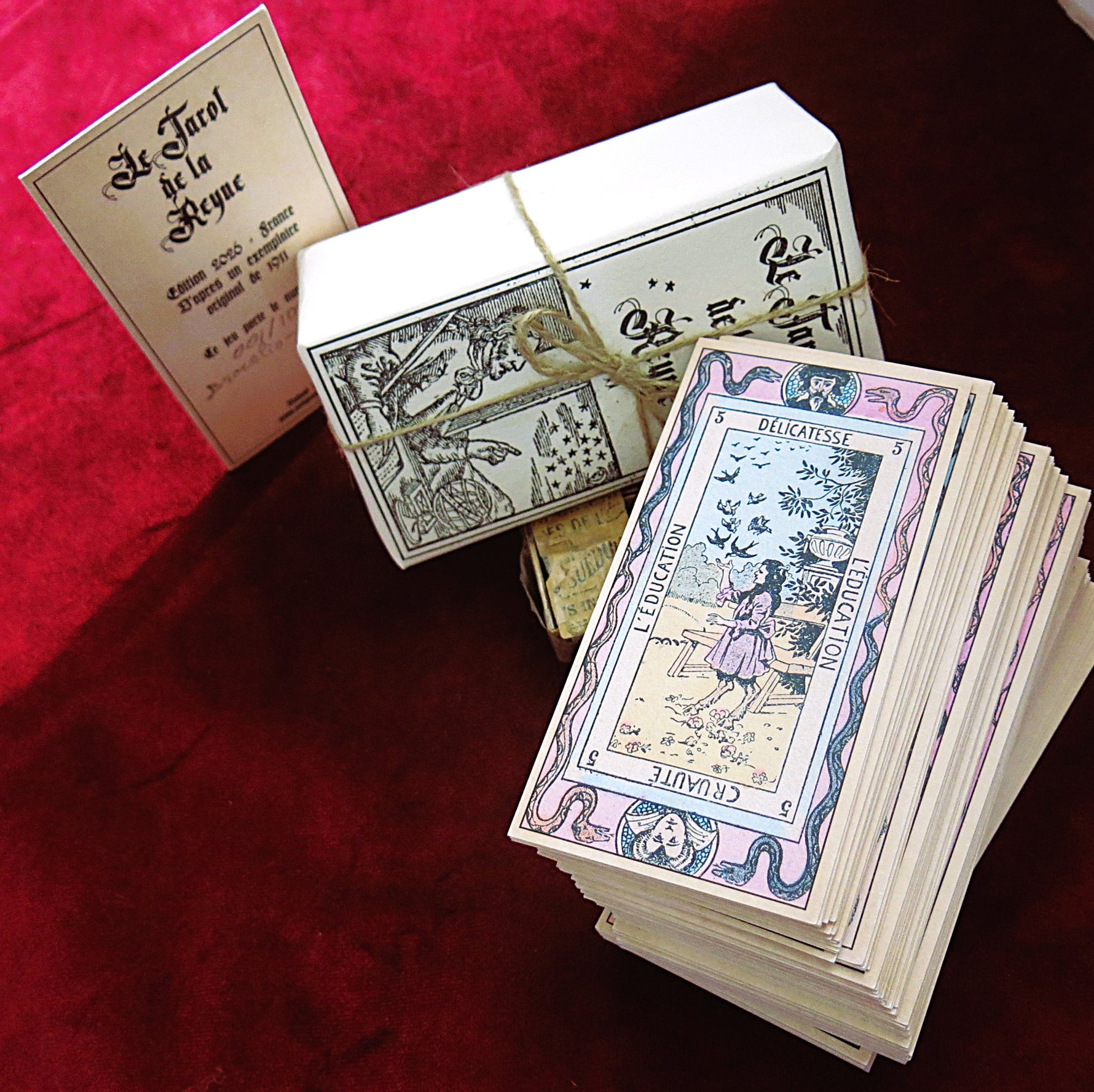 Le Tarot de la Reyne Original Limited Edition in Handmade Collector’s Box