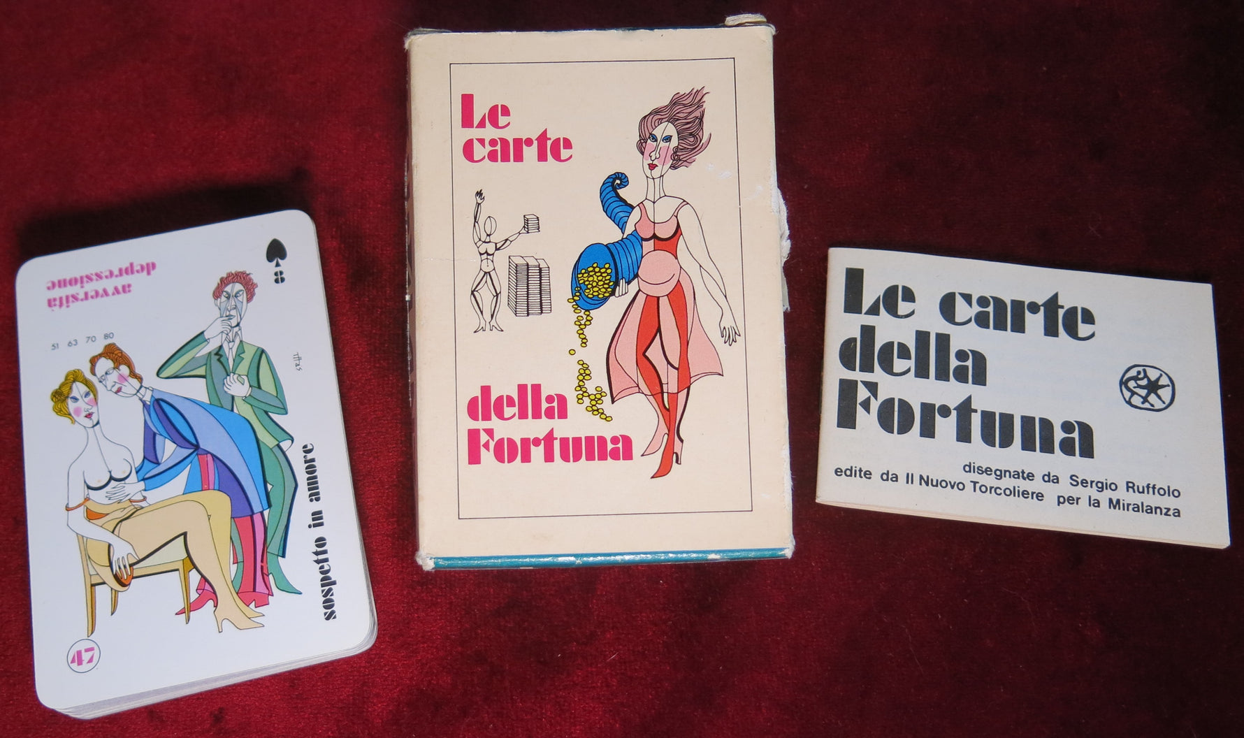 Le Carte della Fortuna – Miralanza 1975 – Cartes à jouer publicitaires
