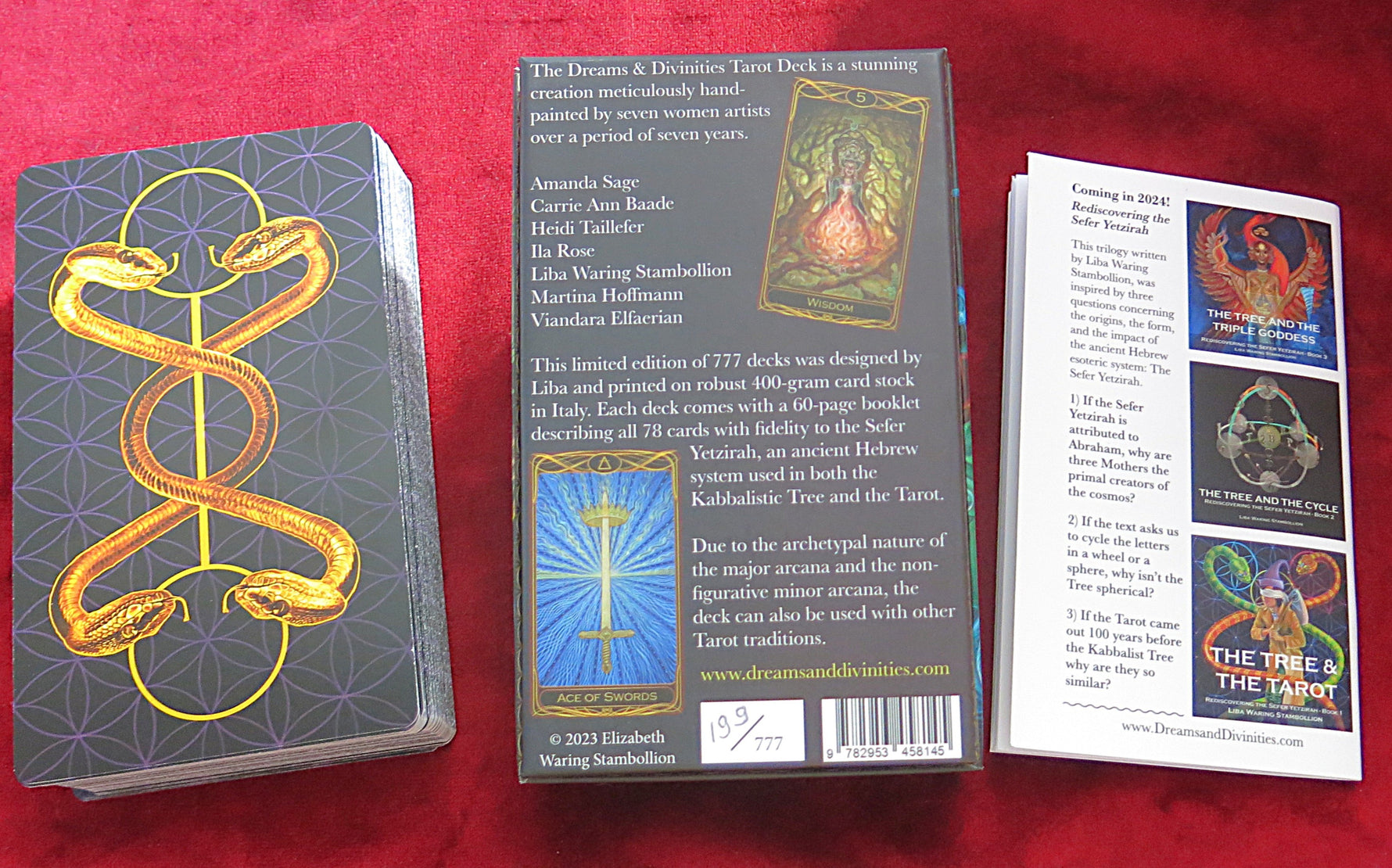 Dreams and Divinities Tarot: Hand Painted by 7 Artists – Limited Edition of 777 – Art Collector Deck