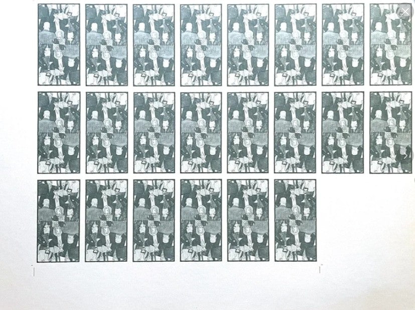 Rare Dylan Dog Nightmare 1991 – Tarot Factory Printing Sheet – Original Uncut Tarot Poster