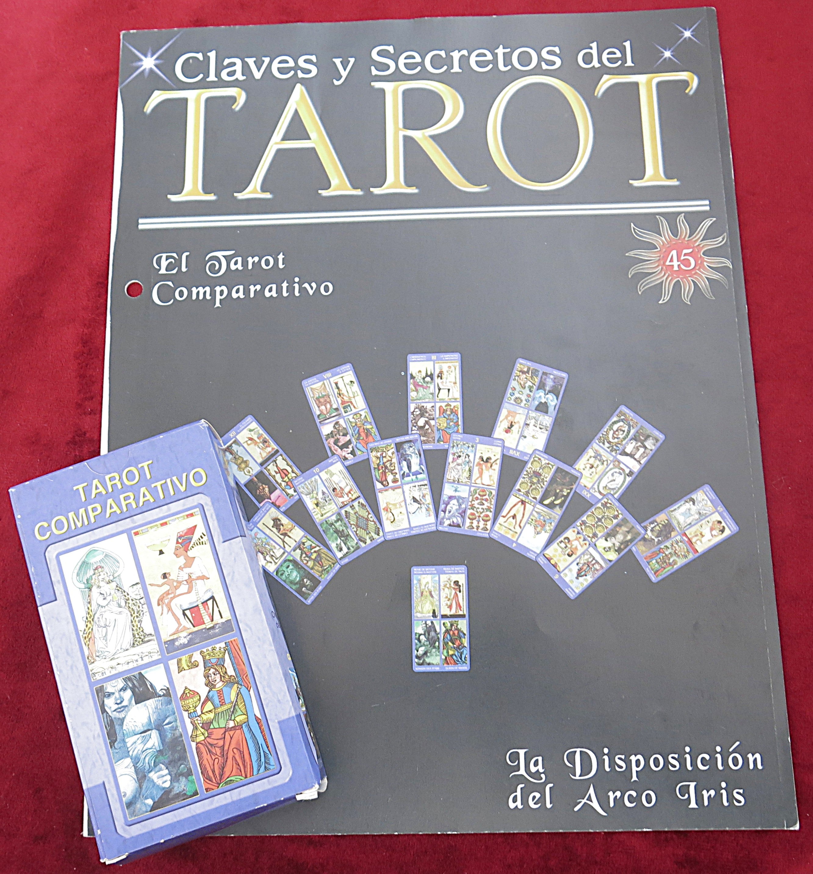 Comparative Tarot, Tarot Comparativo, Tarot Comparatif, Lo Scarabeo, Claves y Secretos del Tarot, Tarot deck, rare tarot, Egyptian tarot, Marseille tarot, Universal tarot, Origins tarot, study tarot, divination cards, shamanic tarot, collector tarot