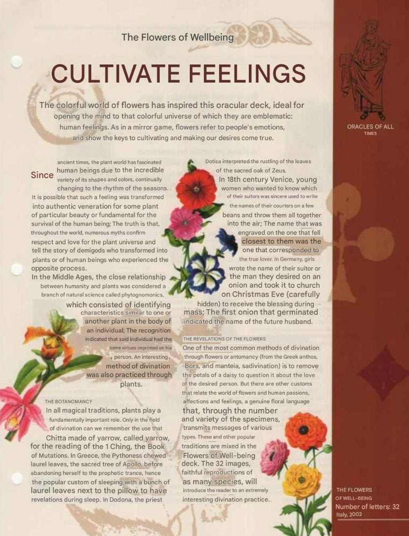 Flowers of Wellness + Guide Oracle Deck (2004) - I Fiori del Benessere