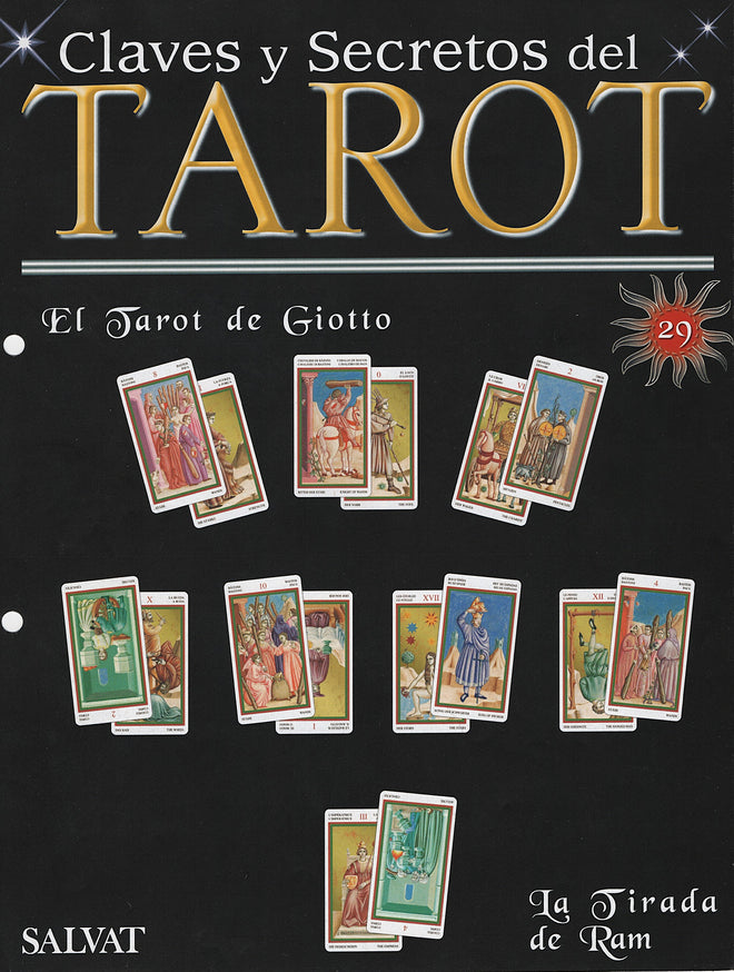 Tarot de Giotto - Instructions UNIQUEMENT - Téléchargement de fichier - ANGLAIS, FRANÇAIS ET ESPAGNOL - IMPRIMABLE