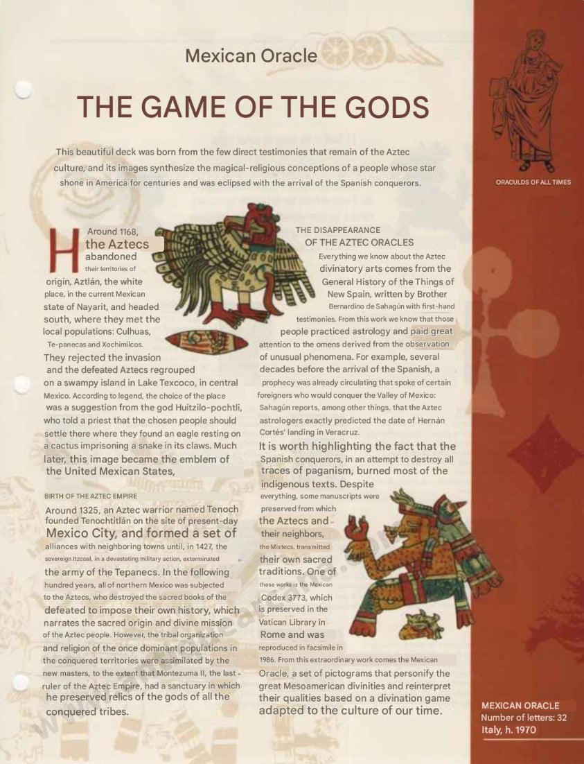 Mexican Oracle Explanations – Digital Guidebook - El Juego de los Dioses