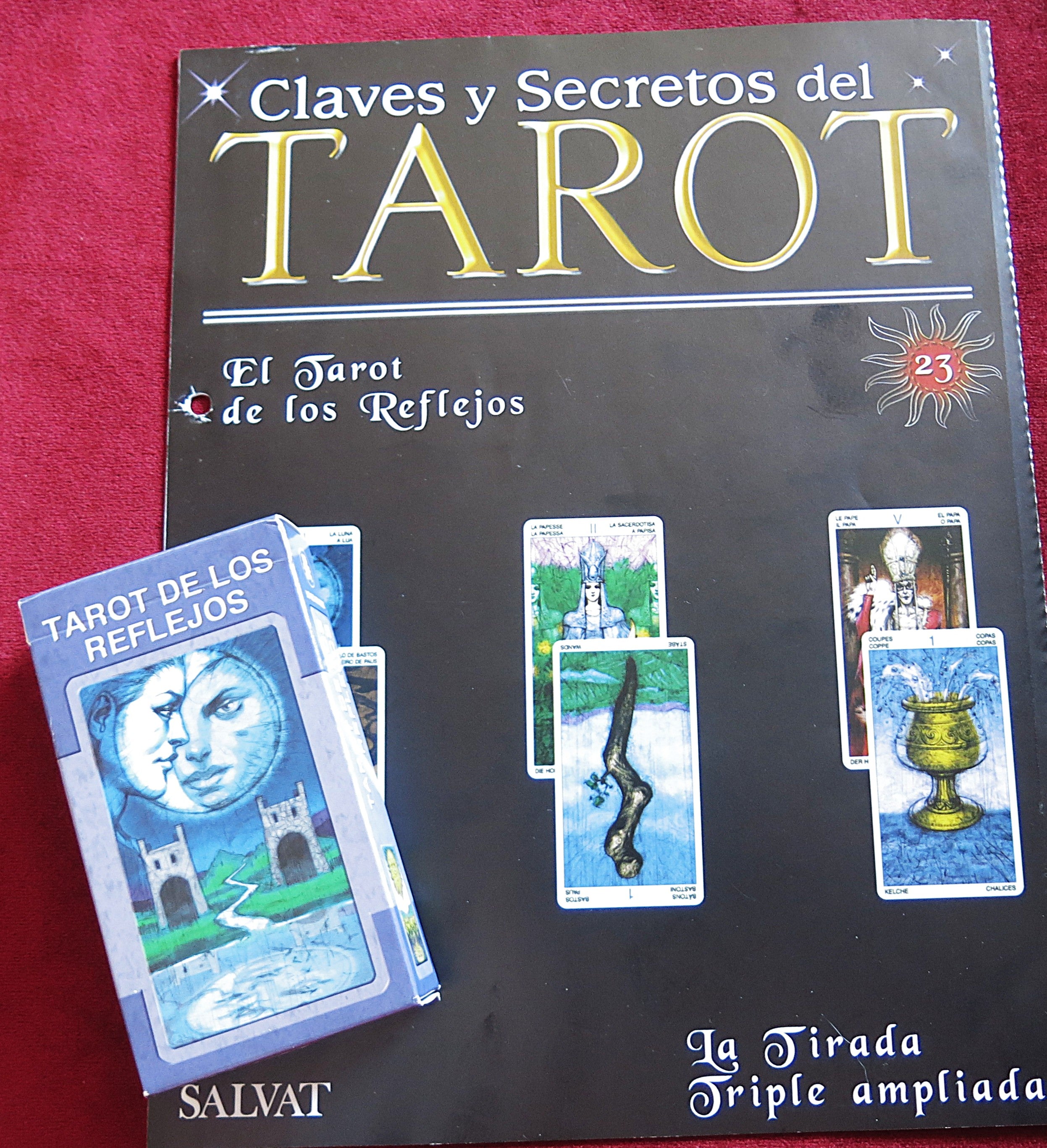 Tarot des Réflexions + Instructions - Tarot psychologique - Tarot Punk & Gothic