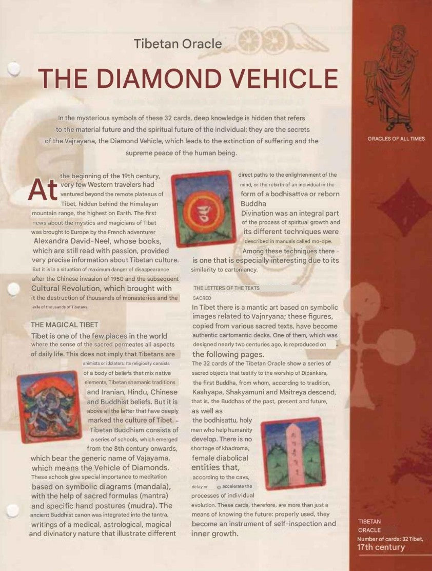 Tibetan Oracle PDF – Instructions ONLY - File Download - ENGLISH, FRENCH & SPANISH