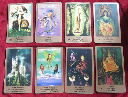 Tarot de l'Eden – Maud Kristen &amp; Alika Lindbergh – AGMüller / Urania 2005 – Rare jeu de tarot français