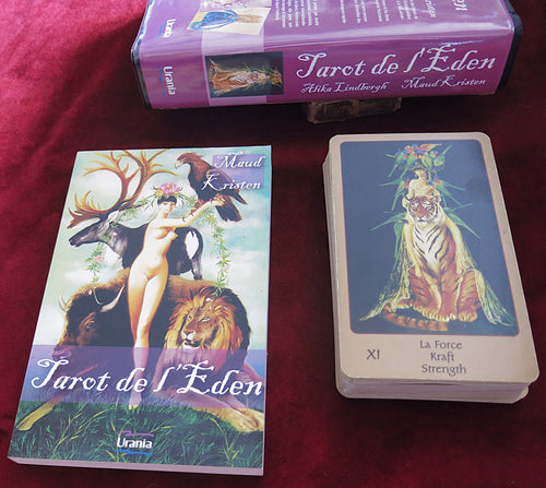 Tarot de l'Eden – Maud Kristen &amp; Alika Lindbergh – AGMüller / Urania 2005 – Rare jeu de tarot français