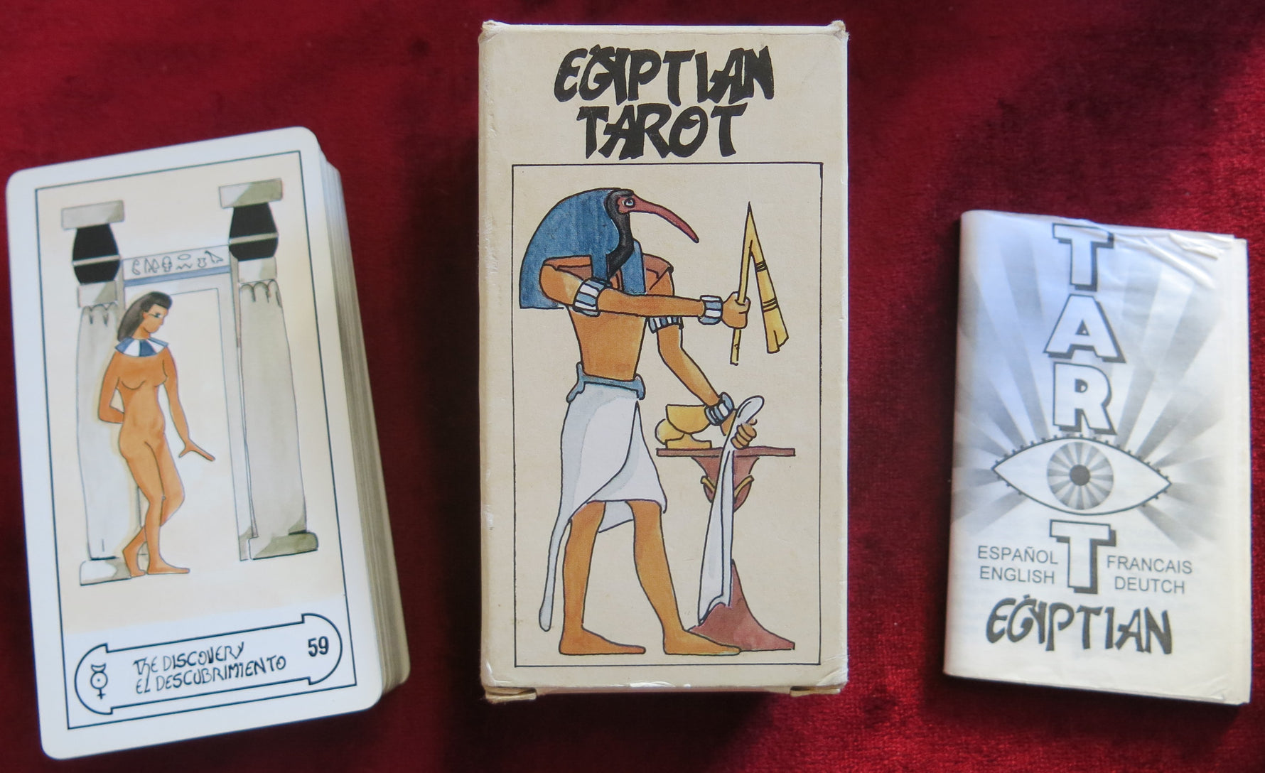 Egyptian Tarot – Fournier 1993 – Esther Casla – Vintage Tarot Deck – Rare Collector Edition