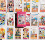 Japanese tarot, cute tarot, girly tarot, Pink Tarot Cards, Elf of Heaven Tarot - Pink Tarot Cards - Unicorn Theme deck of Cards - Sailor Moon Cards - Pokemon style cards