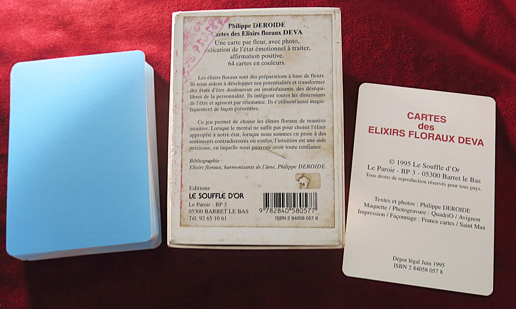 Cartes des Élixirs Floraux Deva 1995 – Vintage French Healing Oracle